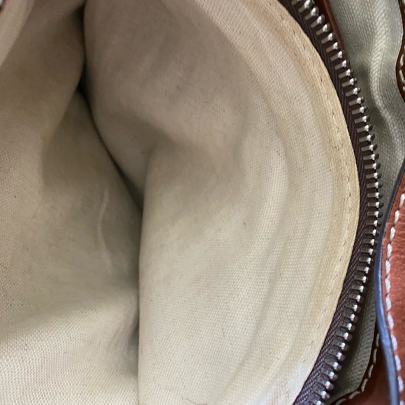 Michael Kors Leather Tote Bag With Gold Nail Heads - Picture 4 of 8